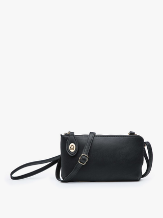 Kendall Crossbody Wristlet with  Twist Lock Closure