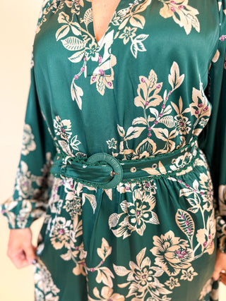 Verona Floral Belted Dress