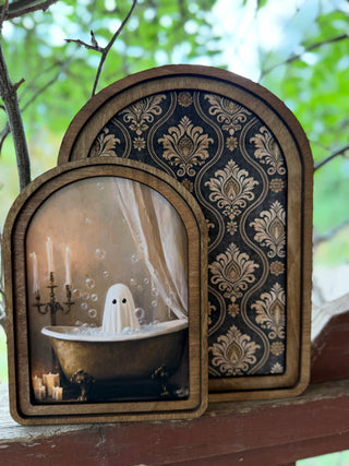 Small Fall Arch Top Framed Art
