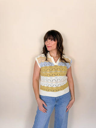 Harbor Point Polo Sweater