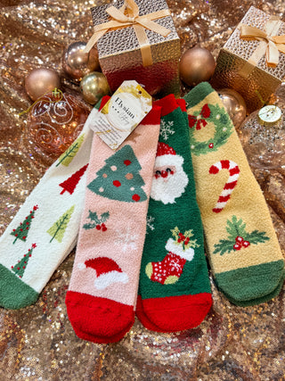 Christmas Fuzzy Socks