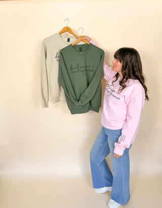 Darling This Is Just a Chapter Crew Sweatshirt