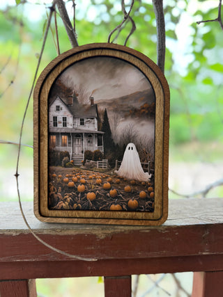 Small Fall Arch Top Framed Art