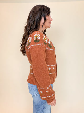 Autumn Muse Floral Cardigan