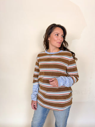 Homeroom Stripes Washed Top