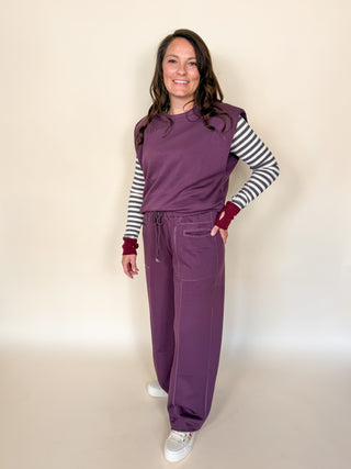 Morning Routine Wide Leg Lounge Pants