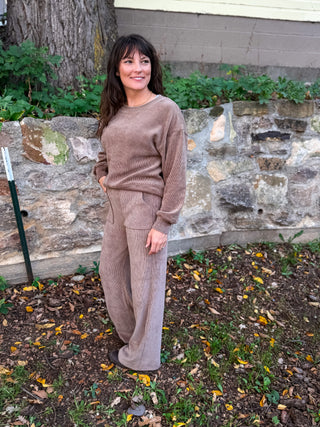 Wren Corduroy Straight-Leg Pants