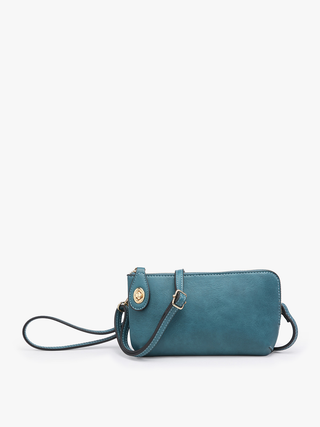 Kendall Crossbody Wristlet with  Twist Lock Closure