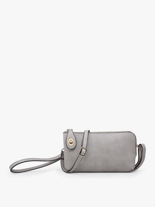 Kendall Crossbody Wristlet with  Twist Lock Closure