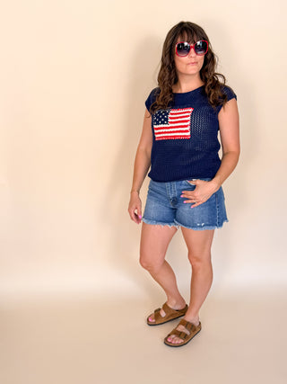 Freedom Stitch Knit Top