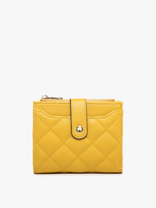 Melody Quilted Zip Top Wallet