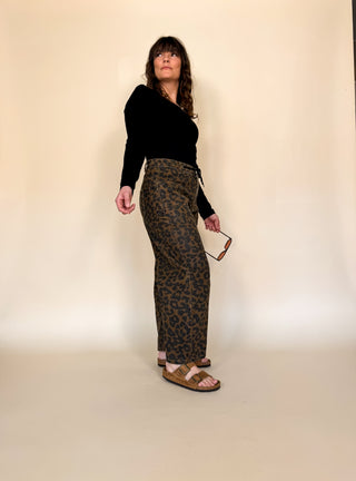 Untamed Leopard Barrel Pants