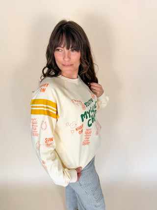 Lucky Charm Terry Sweatshirt