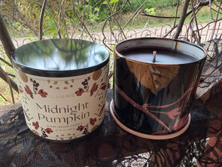 Midnight Pumpkin Vanity Tin Candle