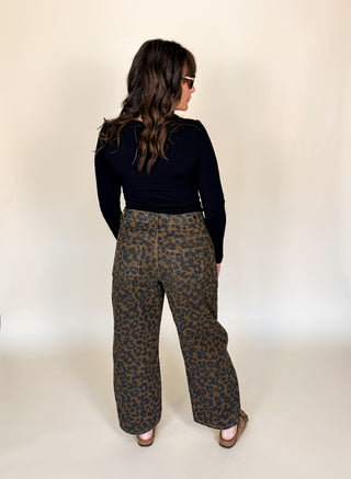 Untamed Leopard Barrel Pants