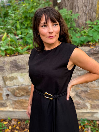 The Lexington Black Midi Dress