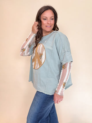 Peace & Wildflowers Top