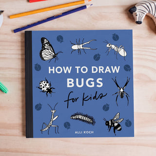 How to Draw Bugs for Kids (Butterflies, Bees, Ladybugs)