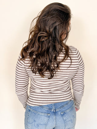 Study Session Lace Rib Top