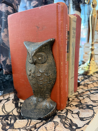 Cast Iron Owl Bookends