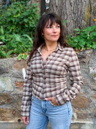Fitted Plaid Shirt