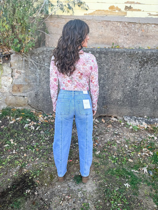 Hayden Barrel Tie Jeans