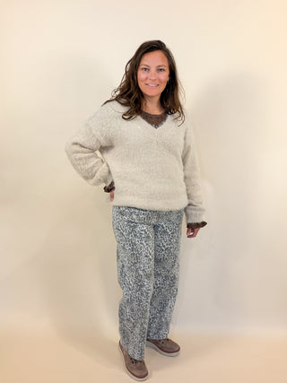 Champagne Wishes Shimmer Sweater