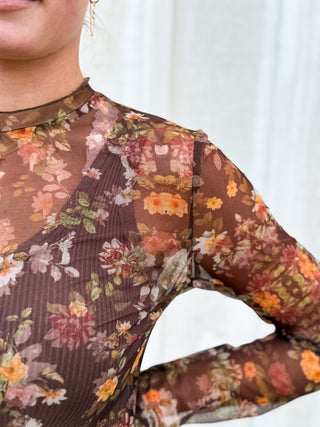 Golden Hour Mesh Top