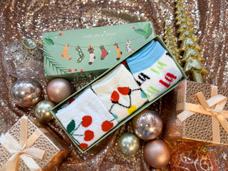 Christmas Fuzzy Socks Gift Box