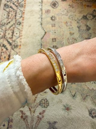 Classic Pavé Hinge Bangle