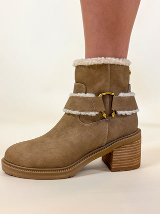 Bangle Shearling Bootie by Yellow Box