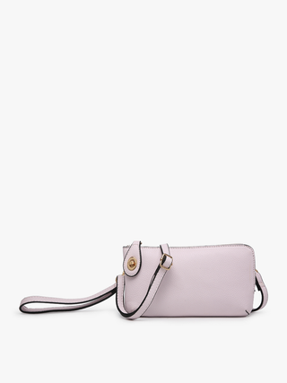 Kendall Crossbody Wristlet with  Twist Lock Closure