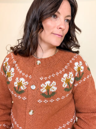 Autumn Muse Floral Cardigan