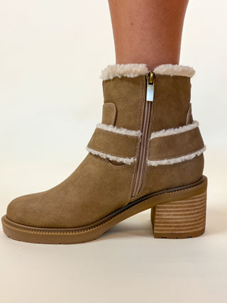 Bangle Shearling Bootie by Yellow Box