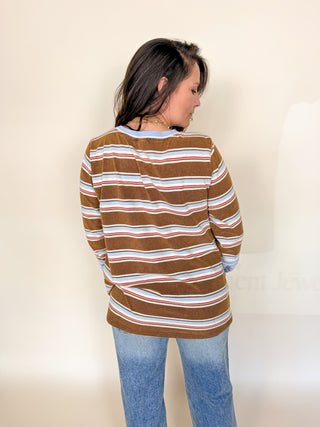 Homeroom Stripes Washed Top