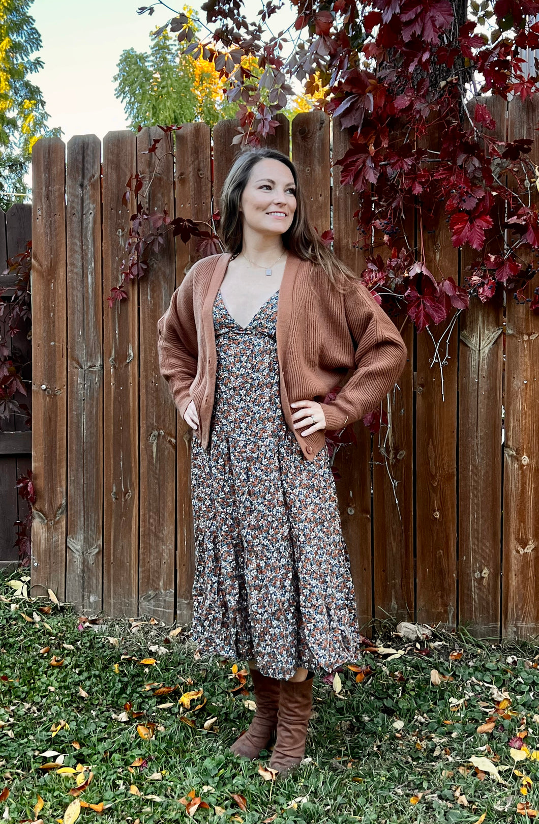 Floral Print Maxi Dress