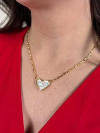 Ari Heart Statement Short Pendant Necklace by Kendra Scott