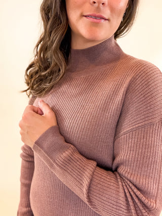 Maple Ridge Mock Neck Sweater
