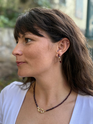 Emery Enamel Hoop Earrings by Kendra Scott