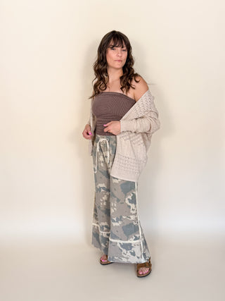 Canyon Camo Wide Leg Pants