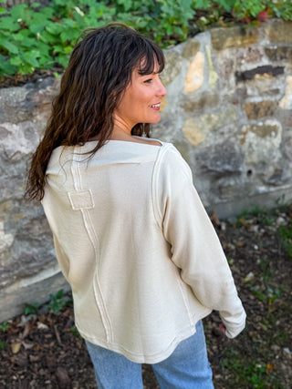 Drift Away Boat Neck Knit