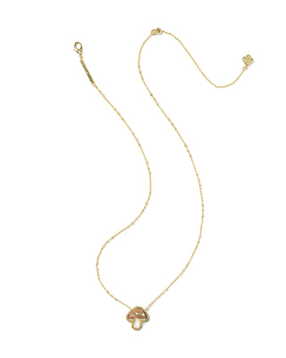 Mushroom Short Pendant Necklace