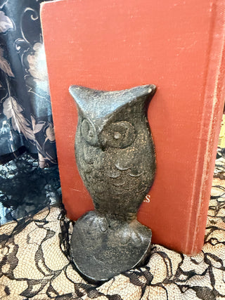 Cast Iron Owl Bookends