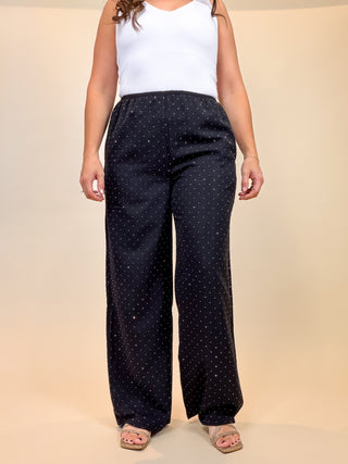 Vesper Embellished Wide Leg Pants
