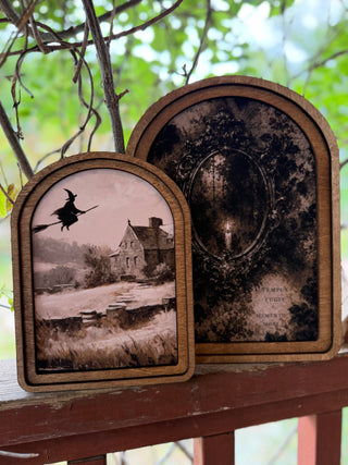 Small Fall Arch Top Framed Art