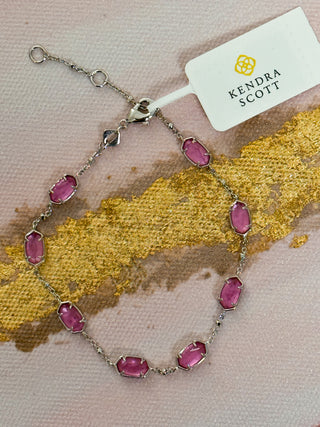 Emilie Link Bracelet Silver Azalea Illusion By Kendra Scott