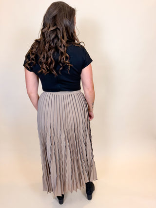 Vale Drape Mock Neck Top