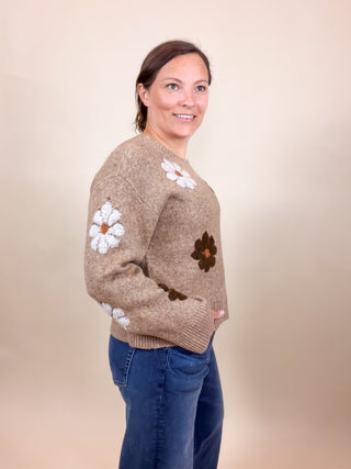 Meadowlark Floral Sweater