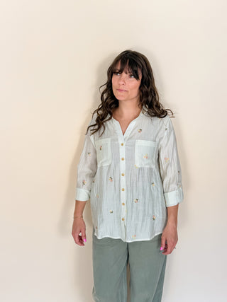 Meadowline Embroidered Shirt