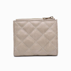 Melody Quilted Zip Top Wallet